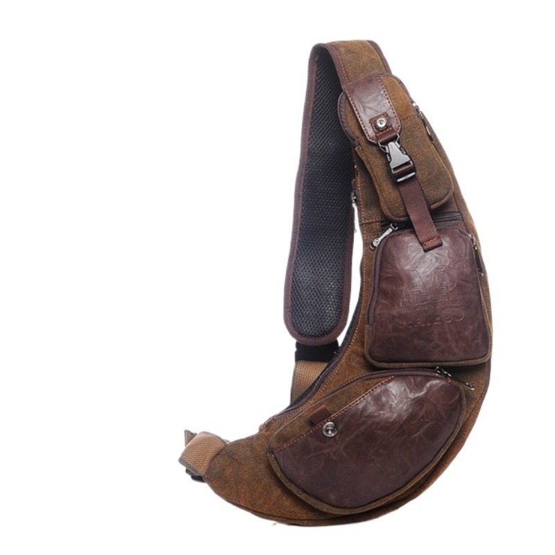 Sling Backpack Shoulder - Erkekler Çapraz Vücut Sırt Çantası Sling