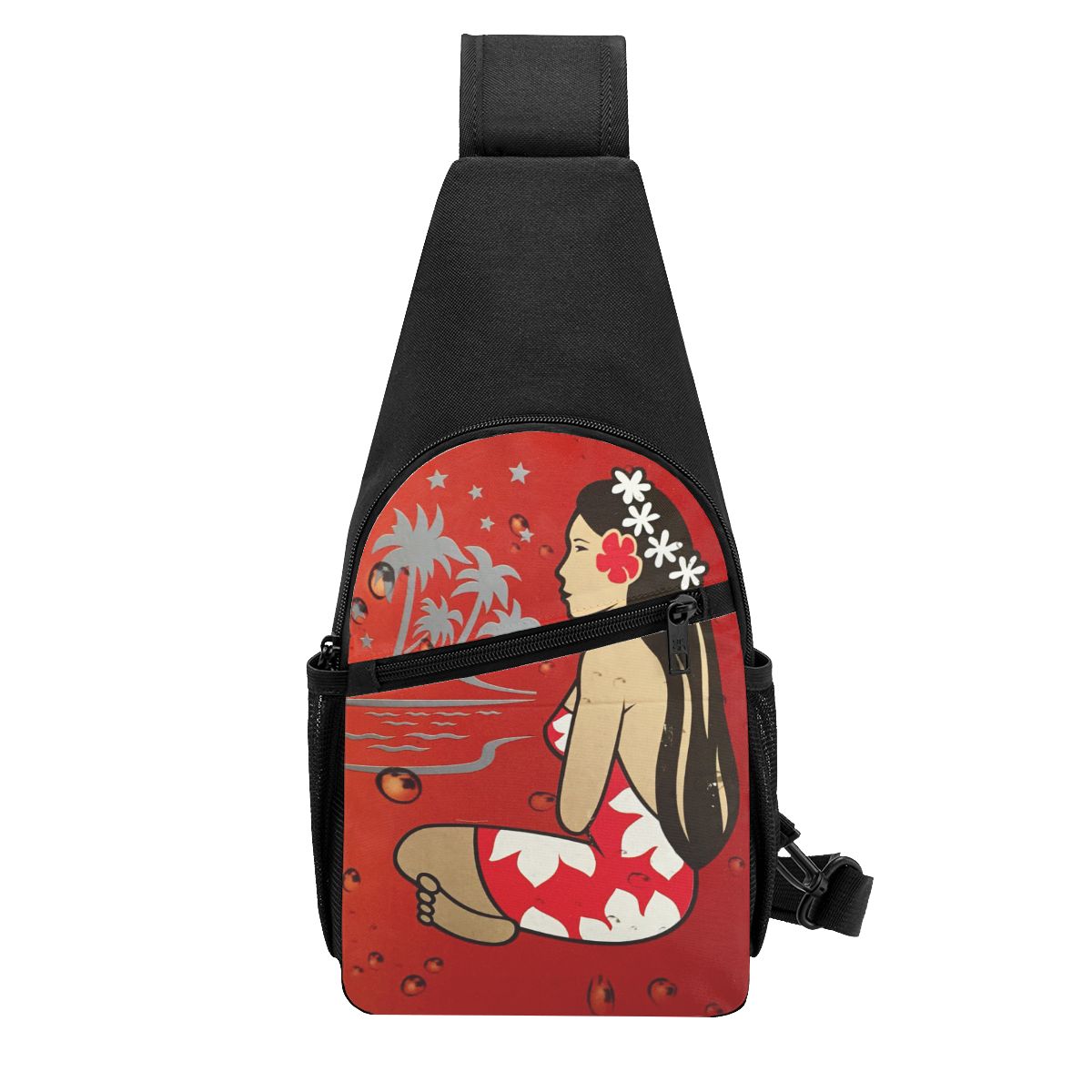 Sling Backpack Shoulder - Hinano Tahiti Göğüs Çantası Erkekler Sling