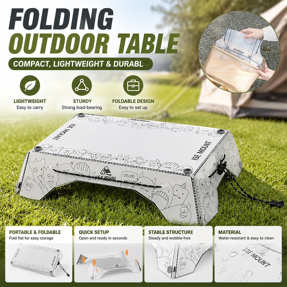 Foldable Backpack Small - Katlanır Kamp Masası Ultra Hafif PP