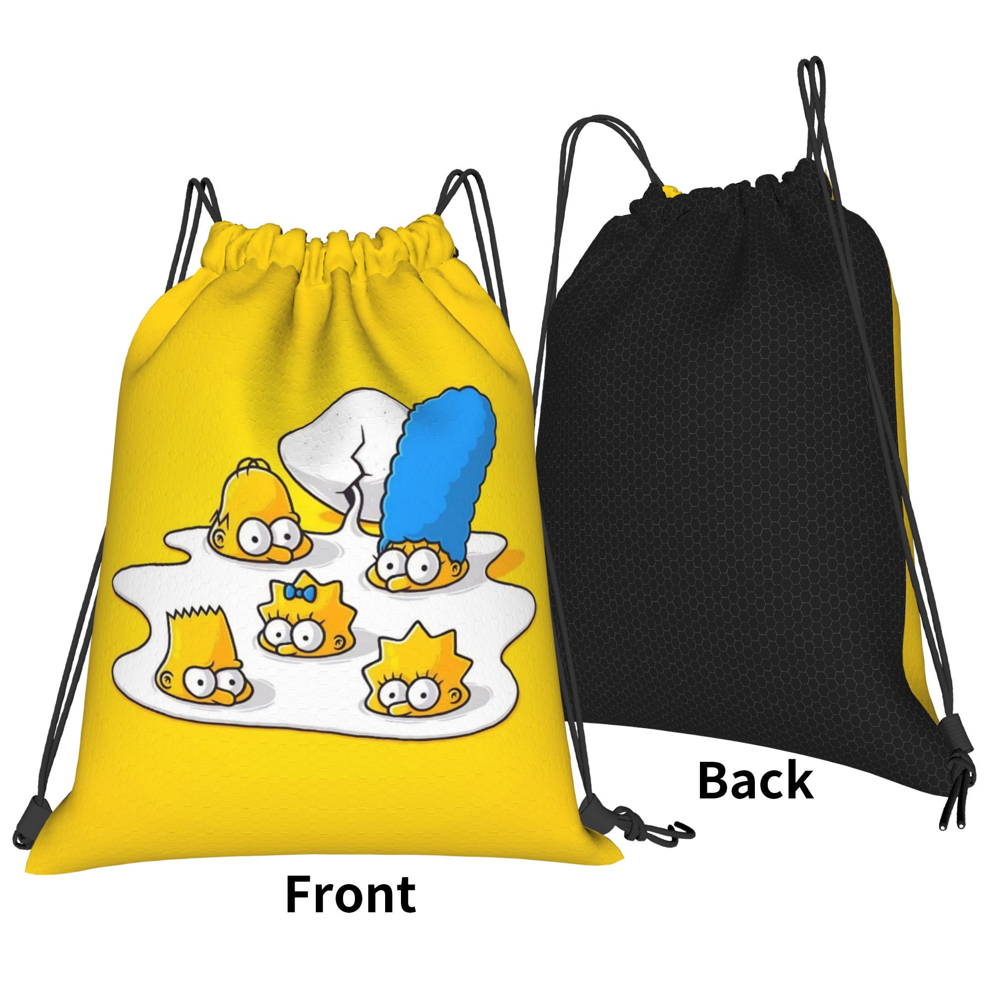 Simpsonsed Çizgi Film Desenli  - Drawstring Gym Bag incelemesi ve fiyatı