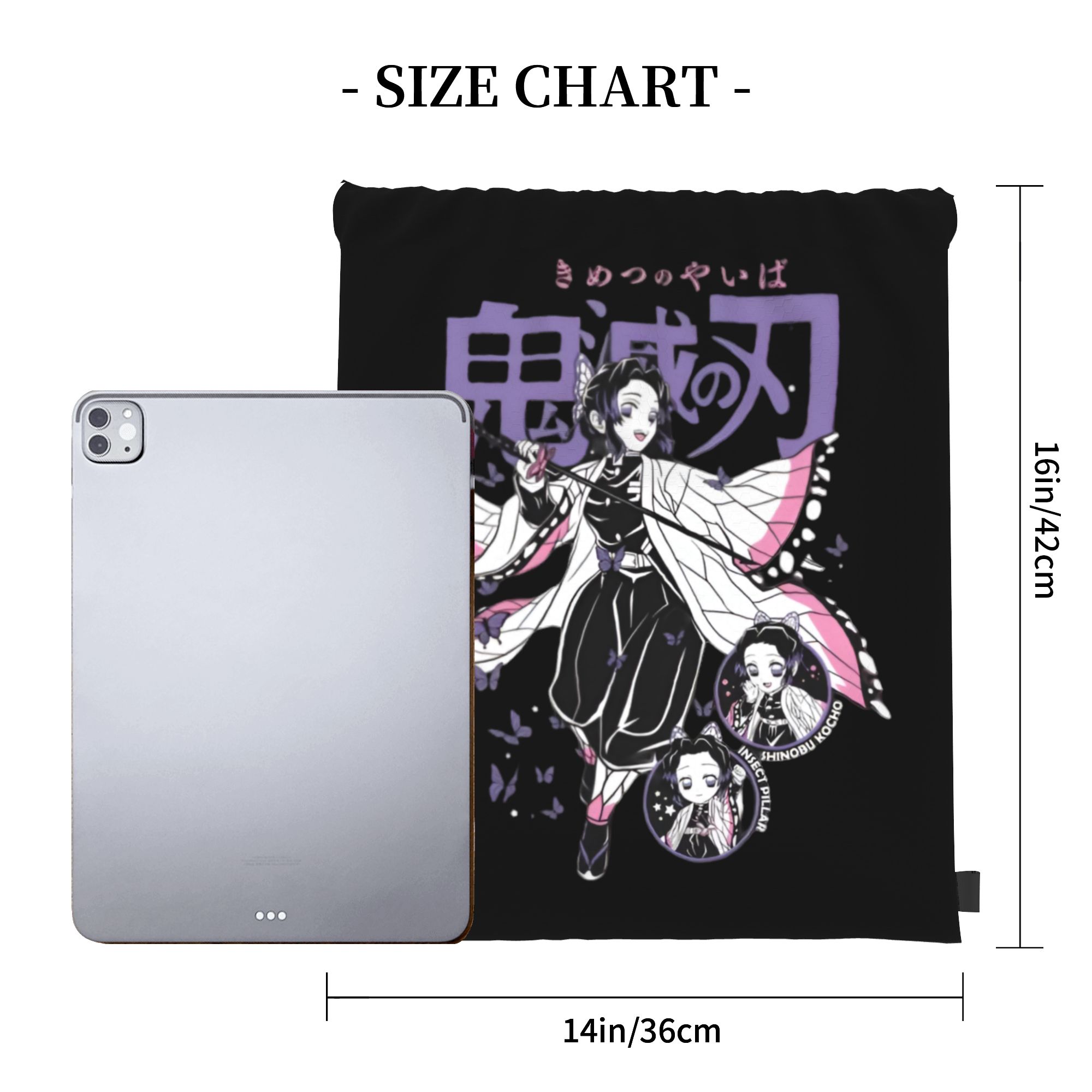 Özel Demon Slayers İpli Çantal - Drawstring Gym Bag incelemesi ve fiyatı